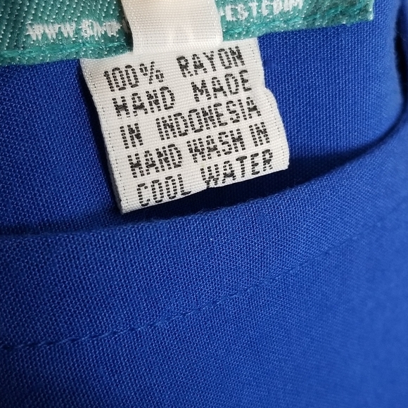 Vintage 3Pc Set Lightweight Cardigan Top Pants Women's Size Med Simply Southwest - Picture 11 of 12